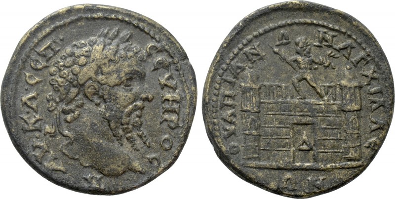 THRACE. Anchialus. Septimius Severus (193-211). Ae. 

Obv: AV KA CEΠ CEYHPOC Π...