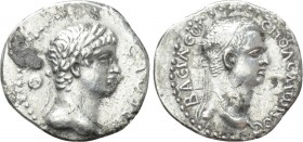 KINGS OF PONTUS. Polemo II with Nero (38-64). Drachm. Dated RY 19 (56/7)