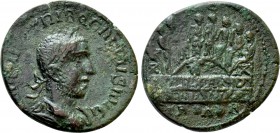 TROAS. Alexandria. Trebonianus Gallus (251-253). Ae As