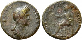 IONIA. Smyrna. Julia Titi (Augusta, 79-90/1). Assarion. L. Mestrius Florus, proconsul