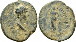 LYDIA. Hierocaesarea. Nero (54-68). Ae. Capito, high priest