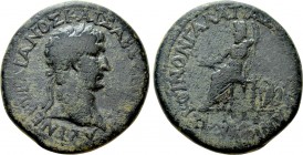 GALATIA. Koinon of Galatia. Trajan (98-117). Ae. T. Pomponius Bassus, presbeutes