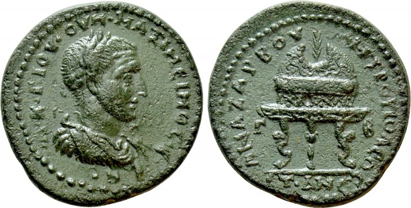 CILICIA. Anazarbus. Maximinus Thrax (235-238). Ae. 

Obv: ΑVΤ Κ Γ ΙΟV ΟVΗ ΜΑΞЄ...