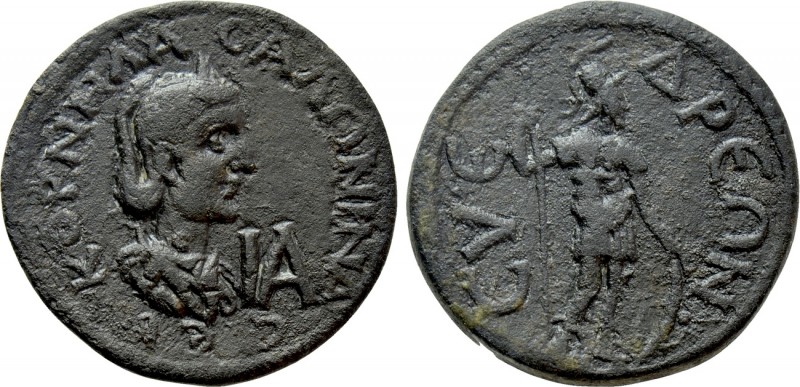 CILICIA. Syedra. Salonina (Augusta, 254-268). Ae 11 Assaria. 

Obv: KOPNHΛA (s...