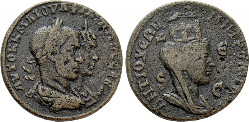 SELEUCIS & PIERIA. Antioch. Philip I 'the Arab', with Otacilia Severa (244-249)....