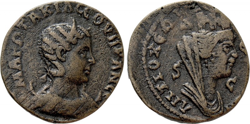 SELEUCIS & PIERIA. Antioch. Otacilia Severa (Augusta 244-249). Ae. 

Obv: ΜΑΡ ...