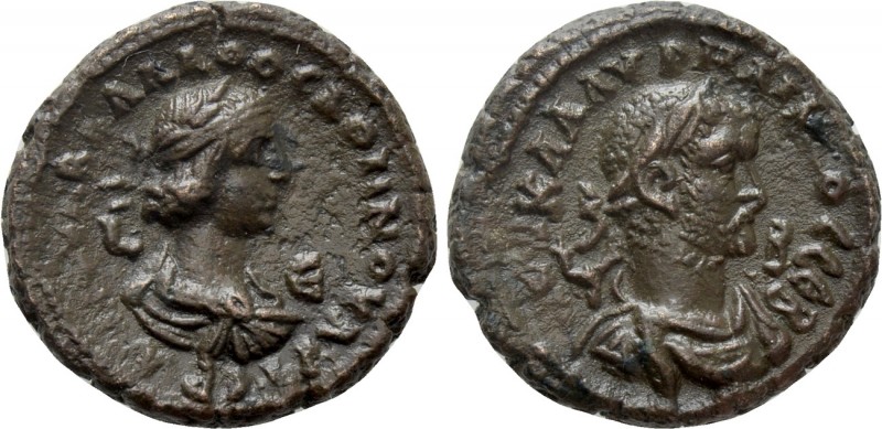 EGYPT. Alexandria. Aurelian, with Vabalathus (270-272). BI Tetradrachm. Dated RY...
