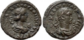 EGYPT. Alexandria. Aurelian, with Vabalathus (270-272). BI Tetradrachm. Dated RY 1 (=270)