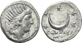 P. CLODIUS M.F. TURRINUS. Denarius (42 BC). Rome