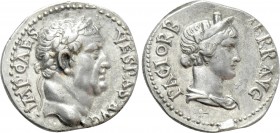 VESPASIAN (69-79). Denarius. Ephesos