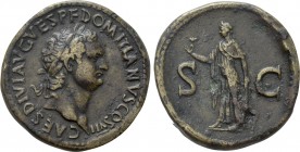DOMITIAN (Caesar, 69-81). Sestertius. Rome