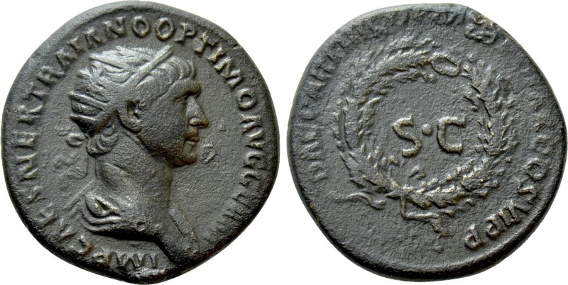 TRAJAN (98-117). Semis. Rome, for use in Syria. 

Obv: IMP CAES NER TRAIANO OP...