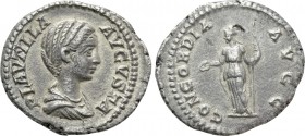 PLAUTILLA (Augusta, 202-205). Denarius. Rome