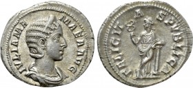 JULIA MAMAEA (Augusta, 222-235). Denarius. Rome