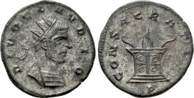 DIVUS CLAUDIUS II GOTHICUS (Died 270). Antoninianus. Rome