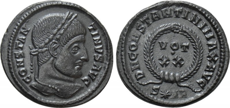 CONSTANTINE I THE GREAT (307/310-337). Follis. Arelate. 

Obv: CONSTANTINVS AV...