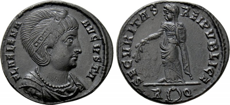 HELENA (Augusta, 324-328/30). Follis. Rome. 

Obv: FL HELENA AVGVSTA. 
Diadem...