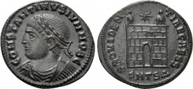 CONSTANTINE II (Caesar, 316-337). Follis. Thessalonica