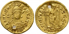 LEO I (457-474). GOLD Solidus. Constantinople