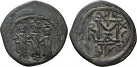 ISLAMIC. Early Caliphate (636-660). Imitation of a Follis of Heraclius (610-641)