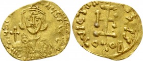 JUSTINIAN II (First reign, 685-695). GOLD Tremissis. Constantinople
