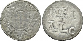 CAROLINGIANS. Charles the Simple (898-922). Denier. Melle