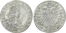AUSTRIA. Holy Roman Empire. Habsburg. Leopold I (Emperor, 1658-1705). 15 Kreuzer (1662 A). Wien