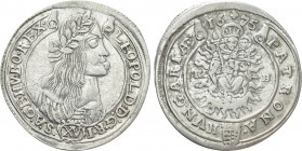 AUSTRIA. Holy Roman Empire. Habsburg. Leopold I (Emperor, 1658-1705). 15 Kreuzer (1675 KB). Kremnitz