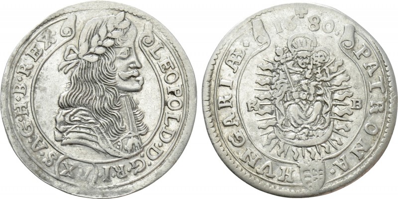 AUSTRIA. Holy Roman Empire. Habsburg. Leopold I (Emperor, 1658-1705). 15 Kreuzer...