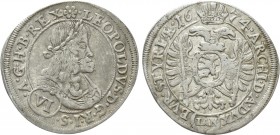 AUSTRIA. Holy Roman Empire. Habsburg. Leopold I (Emperor, 1658-1705). 6 Kreuzer (1674 IAN). Graz