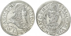 AUSTRIA. Holy Roman Empire. Habsburg. Leopold I (Emperor, 1658-1705). 6 Kreuzer (1693 NB-PO). Nagybánya