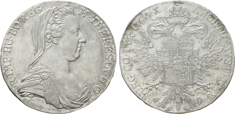 HOLY ROMAN EMPIRE. Maria Theresia (1740-1780). Reichstaler (1780 IC - FA). Wien ...