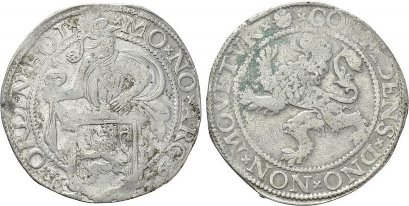 NETHERLANDS. Holland. Lion Dollar or Leeuwendaalder (1576). 

Obv: MO NO ARG O...