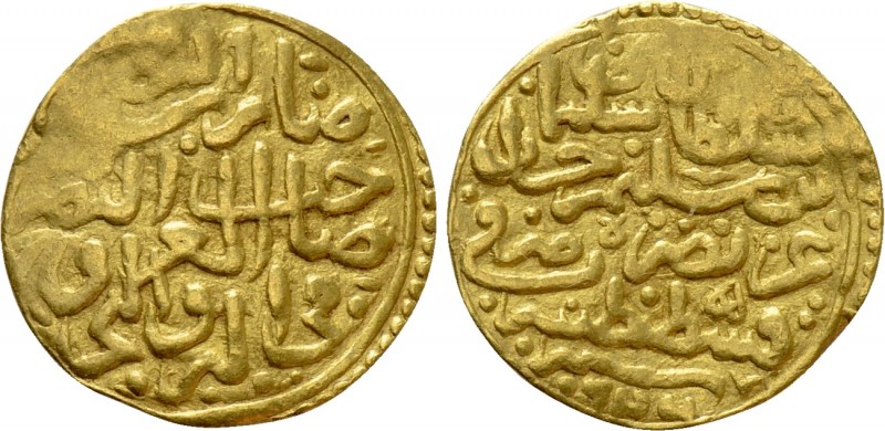 OTTOMAN EMPIRE. Sulayman I Qanuni (AH 926-974 / 1520-1566 AD). GOLD Sultani. Qus...