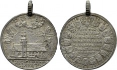GERMANY. Regensburg. AR Medal (1627).   Commemorating the laying of the foundation stone of the Holy Trinity Church