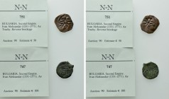 2 Medieval coins; Bulgaria