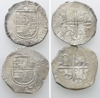 2 Pices of 8 Reales