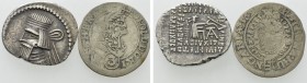 2 Coins; Parthia / Nagybanya