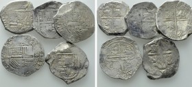 5 Pices of 8 Reales