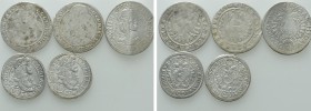 5 Modern Coins; Austria etc