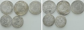 5 Modern Coins; Austria etc