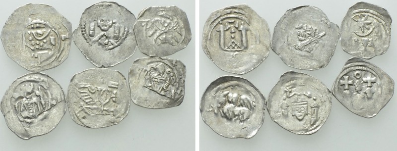 6 Medieval Coins (CNA Ch15, Ca19, Cb20, Cb18, Ch2, Ch11). 

Obv: .
Rev: .

...