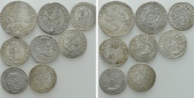 8 Modern Coins; Netherlands, Hungary, Austria etc