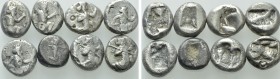 8 Achaemenid Sigloi; Inluding Early Types