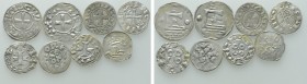 8 Medieval Coins