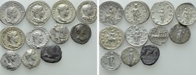 11 Roman Denarii and Antoniniani