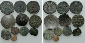 11 Byzantine Coins