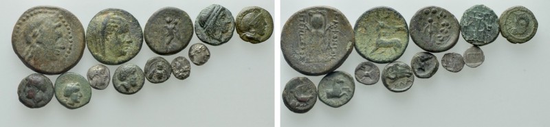12 Ionian Coins of Plankenhorn collection. 

Obv: .
Rev: .

. 

Condition...