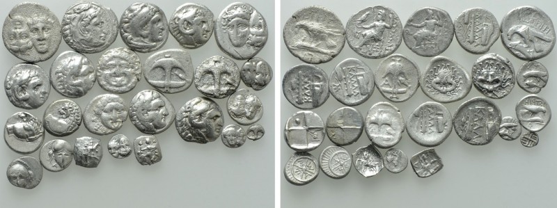 24 Greek Coins.

Obv: .
Rev: .

.

Condition: See picture.

Weight: g....