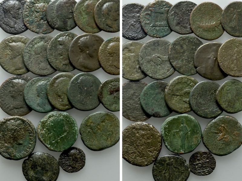 20 Roman Sestertii and Asses. 

Obv: .
Rev: .

. 

Condition: See picture...